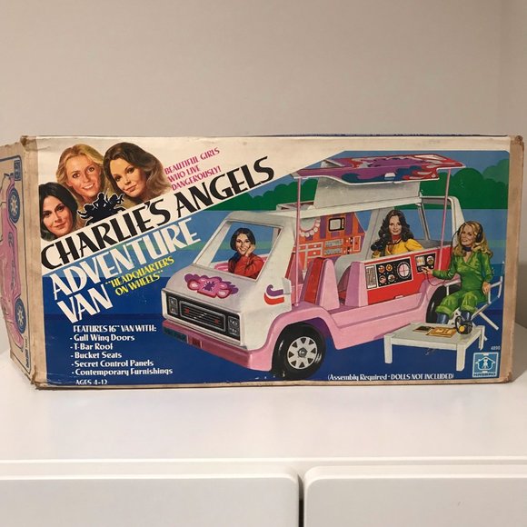 Vintage Charlie's Angels ADVENTURE VAN Headquarters On Wheels W/ BOX 1978 Hasbro - Picture 13 of 13